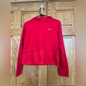 Nike - Red Sweatshirt with Iconic Logo